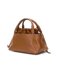 rotbraune Shopper Tasche aus Leder von Carolina Santo Domingo