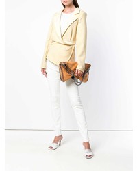 rotbraune Shopper Tasche aus Leder von Stella McCartney