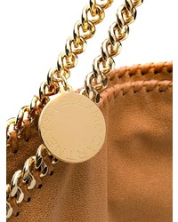 rotbraune Shopper Tasche aus Leder von Stella McCartney
