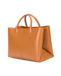 rotbraune Shopper Tasche aus Leder von Mansur Gavriel