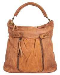 rotbraune Shopper Tasche aus Leder von forty°