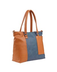 rotbraune Shopper Tasche aus Leder von Fritzi aus Preußen