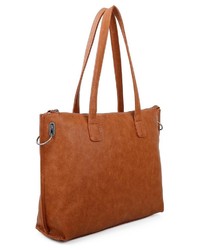 rotbraune Shopper Tasche aus Leder von Fritzi aus Preußen