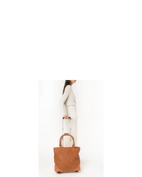 rotbraune Shopper Tasche aus Leder von Fritzi aus Preußen