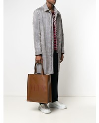 rotbraune Shopper Tasche aus Leder von Valentino