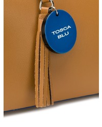 rotbraune Shopper Tasche aus Leder von Tosca Blu