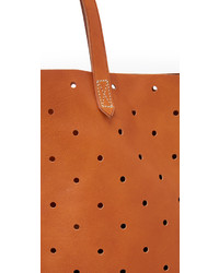 rotbraune Shopper Tasche aus Leder von Madewell