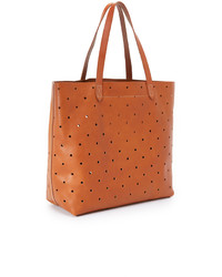 rotbraune Shopper Tasche aus Leder von Madewell