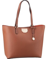 rotbraune Shopper Tasche aus Leder von L.Credi