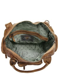 rotbraune Shopper Tasche aus Leder von LANDLEDER