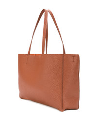 rotbraune Shopper Tasche aus Leder von Orciani