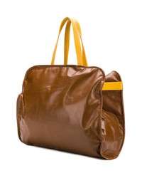 rotbraune Shopper Tasche aus Leder von Marni