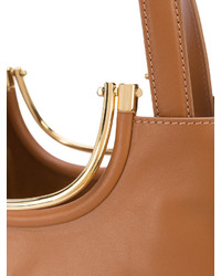 rotbraune Shopper Tasche aus Leder von Derek Lam 10 Crosby