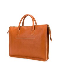 rotbraune Shopper Tasche aus Leder von Il Bisonte