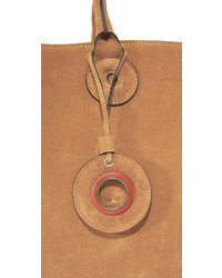 rotbraune Shopper Tasche aus Leder von Carven