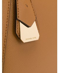 rotbraune Shopper Tasche aus Leder von MICHAEL Michael Kors