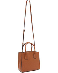 rotbraune Shopper Tasche aus Leder von MICHAEL Michael Kors