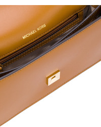 rotbraune Shopper Tasche aus Leder von MICHAEL Michael Kors