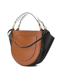 rotbraune Shopper Tasche aus Leder von Wandler