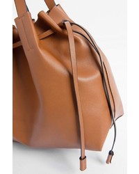 rotbraune Shopper Tasche aus Leder von ORSAY