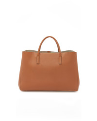 rotbraune Shopper Tasche aus Leder von Anya Hindmarch