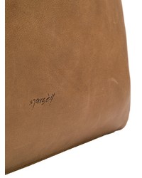 rotbraune Shopper Tasche aus Leder von Marsèll