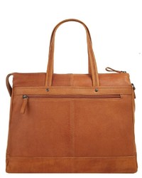 rotbraune Shopper Tasche aus Leder von Sansibar