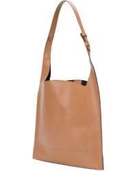 rotbraune Shopper Tasche aus Leder von Elena Ghisellini