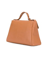 rotbraune Shopper Tasche aus Leder von Myriam Schaefer