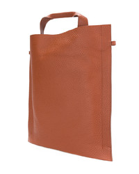 rotbraune Shopper Tasche aus Leder von Orciani