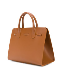 rotbraune Shopper Tasche aus Leder von Mansur Gavriel