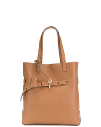 rotbraune Shopper Tasche aus Leder von Tila March