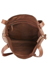 rotbraune Shopper Tasche aus Leder von WOUWOU