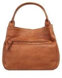 rotbraune Shopper Tasche aus Leder von X-ZONE