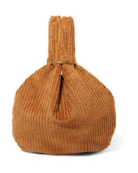 rotbraune Shopper Tasche aus Wildleder von Albus Lumen