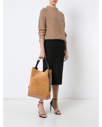 rotbraune Shopper Tasche von Marni