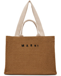 rotbraune Shopper Tasche von Marni