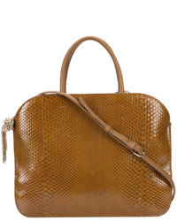 rotbraune Shopper Tasche von Nina Ricci
