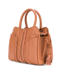 rotbraune Shopper Tasche von Tod's