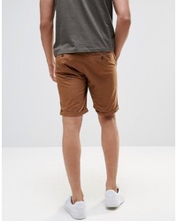 rotbraune Shorts von Pull&Bear