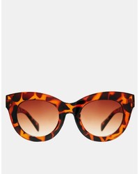 rotbraune Sonnenbrille von Asos