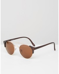 rotbraune Sonnenbrille von Jeepers Peepers