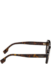 rotbraune Sonnenbrille von Burberry