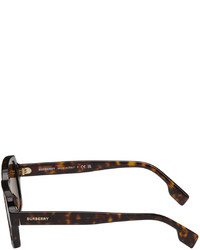 rotbraune Sonnenbrille von Burberry