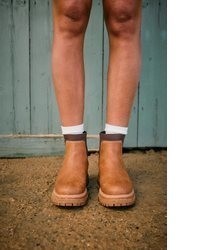 rotbraune Stiefel von Roxy