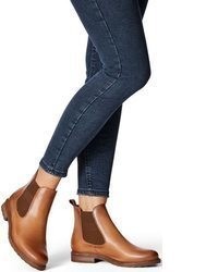 rotbraune Stiefel von Tamaris
