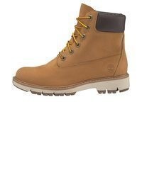 rotbraune Stiefel von Timberland