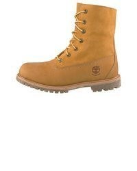 rotbraune Stiefel von Timberland