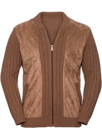 rotbraune Strickjacke von MARCO DONATI