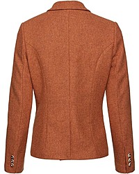 rotbraune Tweed-Jacke von Luis Steindl